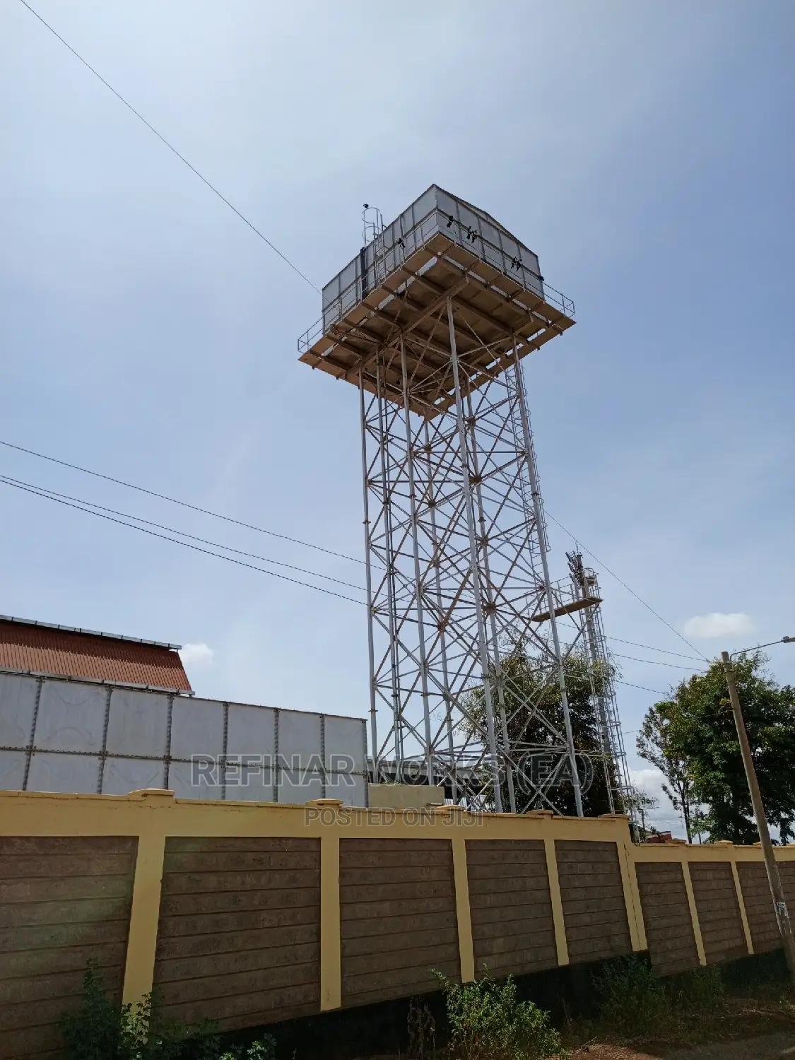 Galvanized Elevated Steel Water Tank / Towers