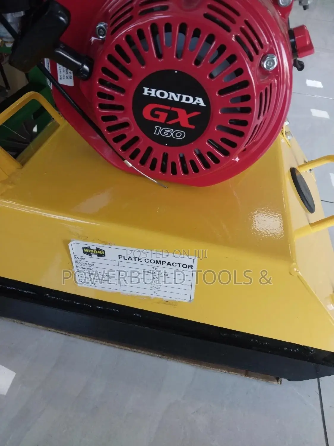 Honda Plate Compactor 80kgs.