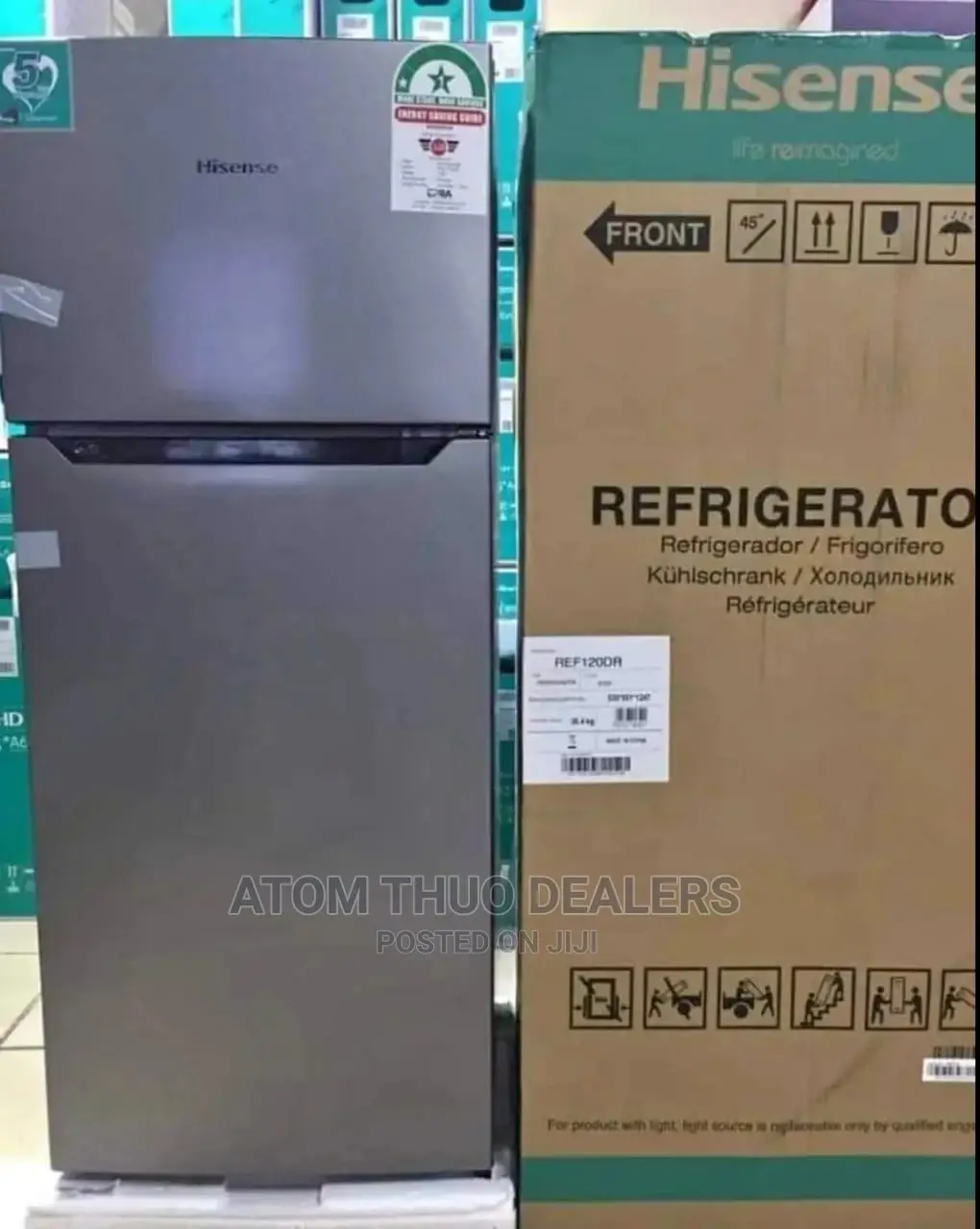 Hisense 120 Litres Double Door Refrigerator