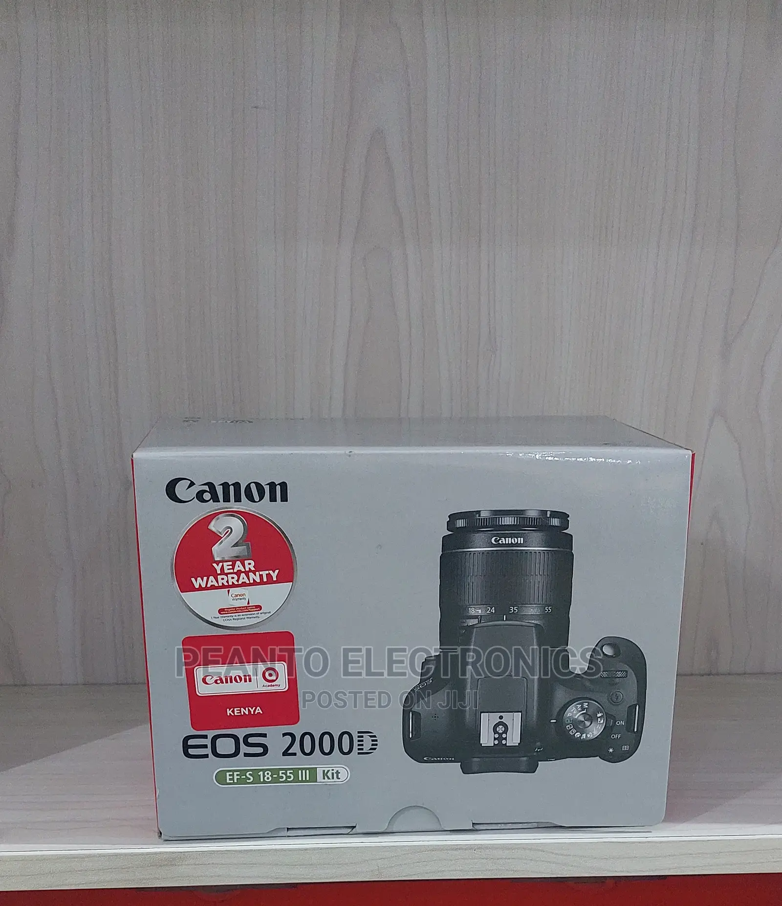 Canon Eos 2000d DSLR Camera With 18-55mm Lens