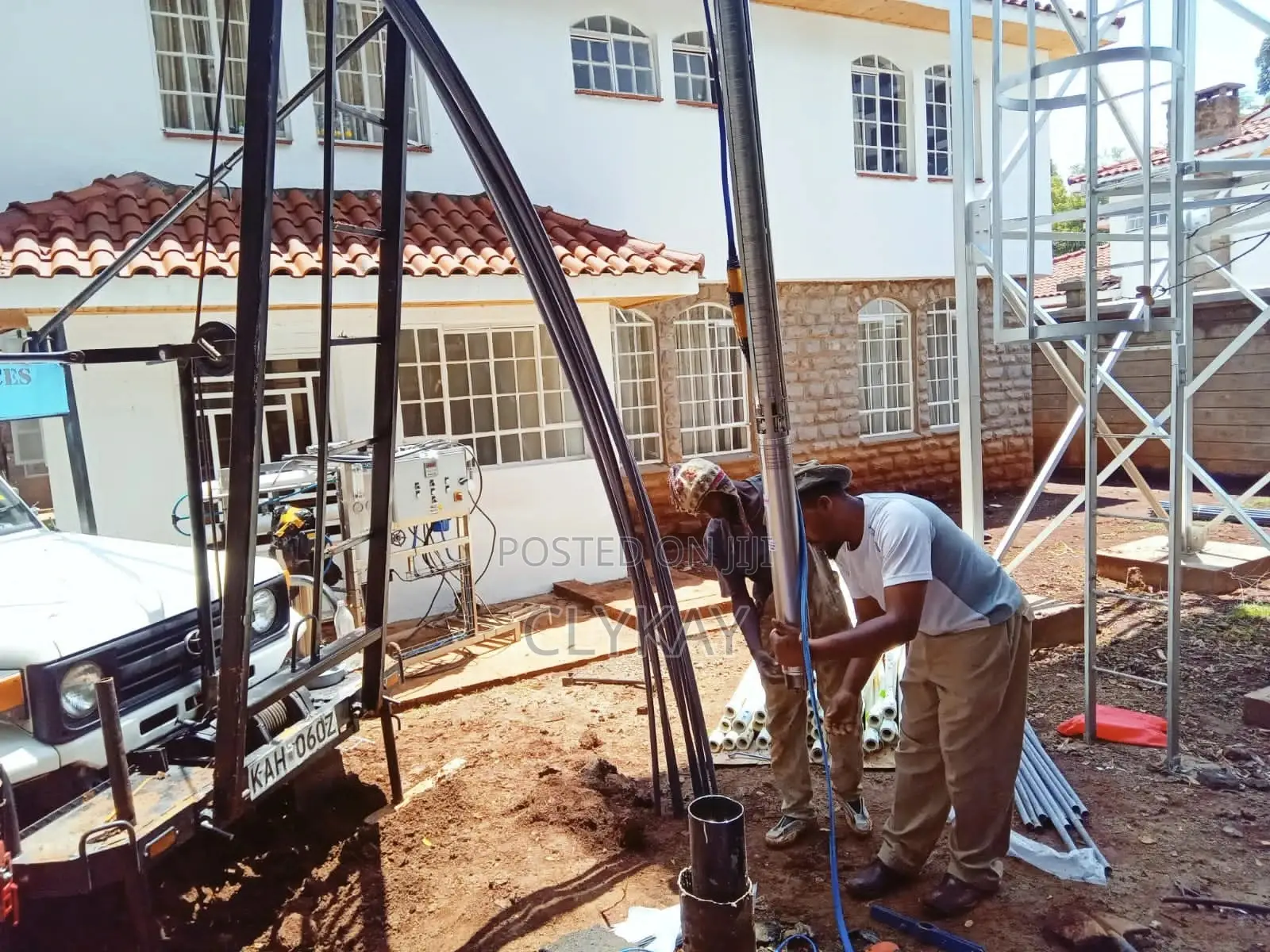 Borehole Services, Pump Lifting, Pump Lowering, Flushing
