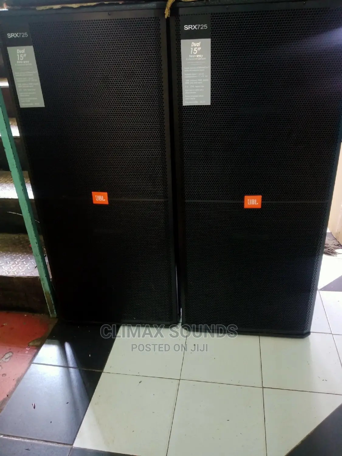 Jbl Full Range Speakers Dual 15inches
