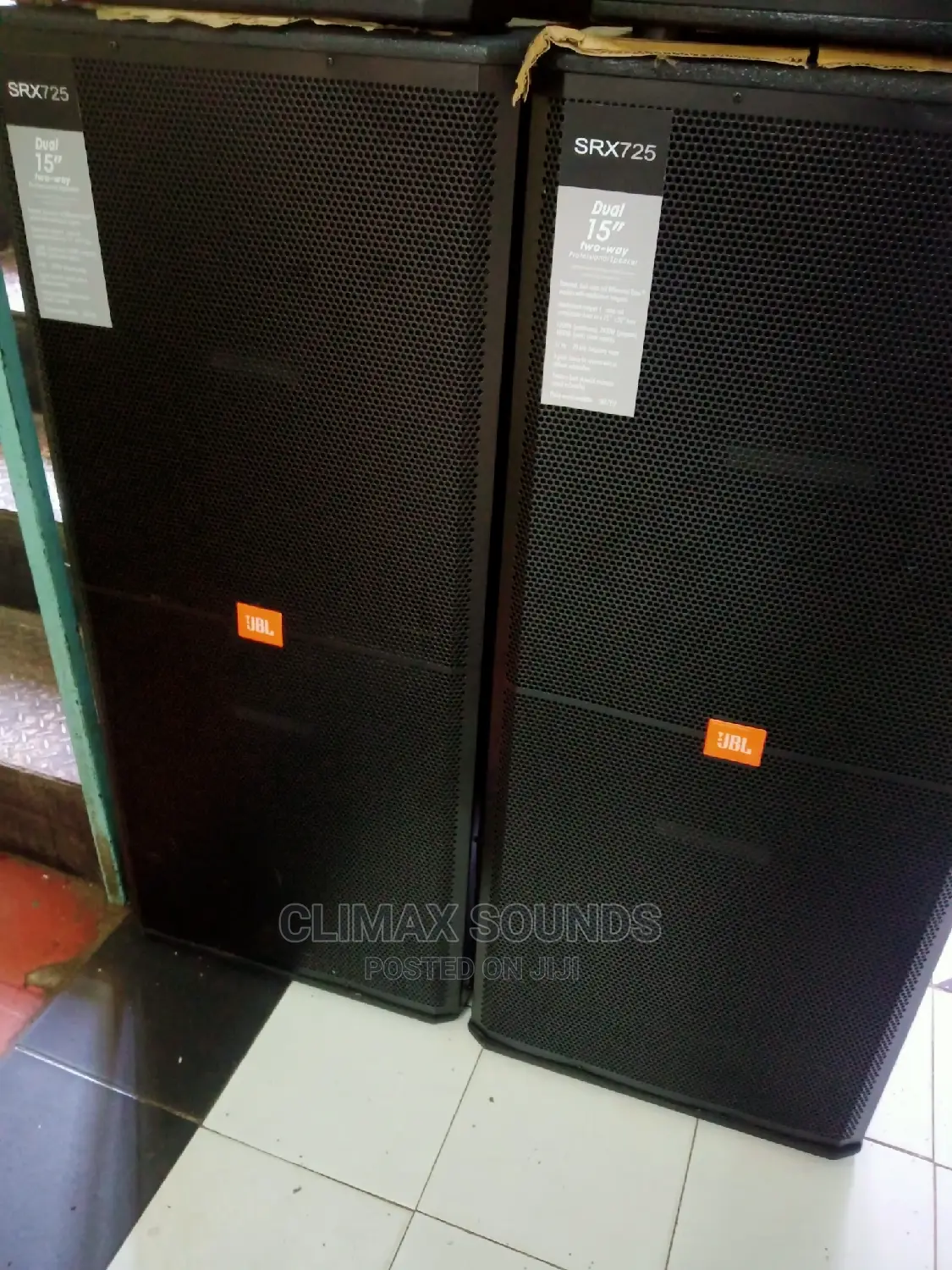 Jbl Full Range Speakers Dual 15inches