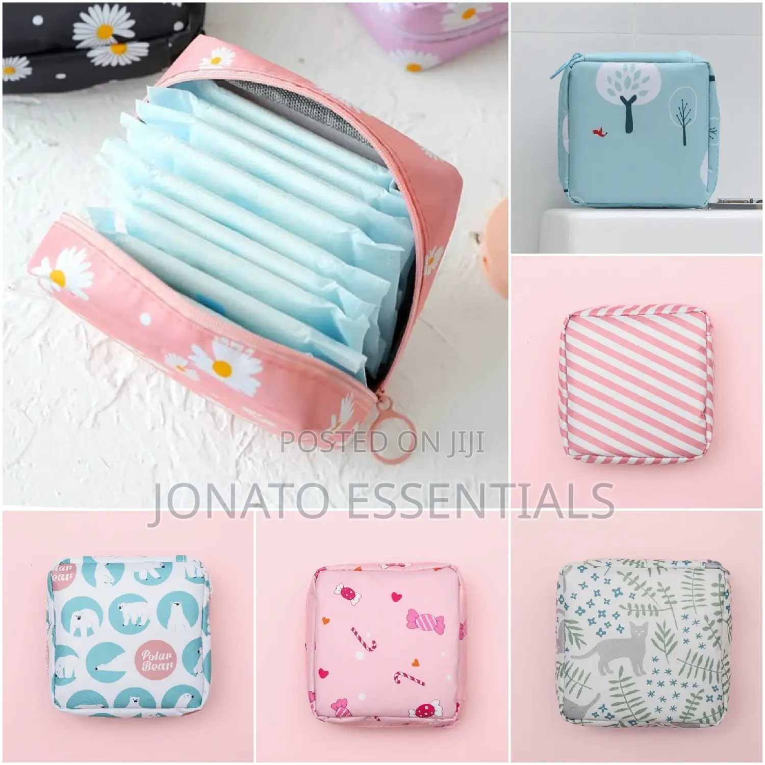 Sanitary Pad Pouch, Tampon Storage Bag