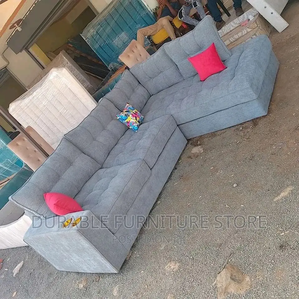 Smart L Shape Sofa With Cup Holder