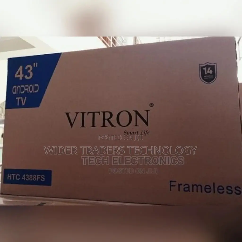 Vitron 4388fs,43" Inch Frameless Smart Android Tv