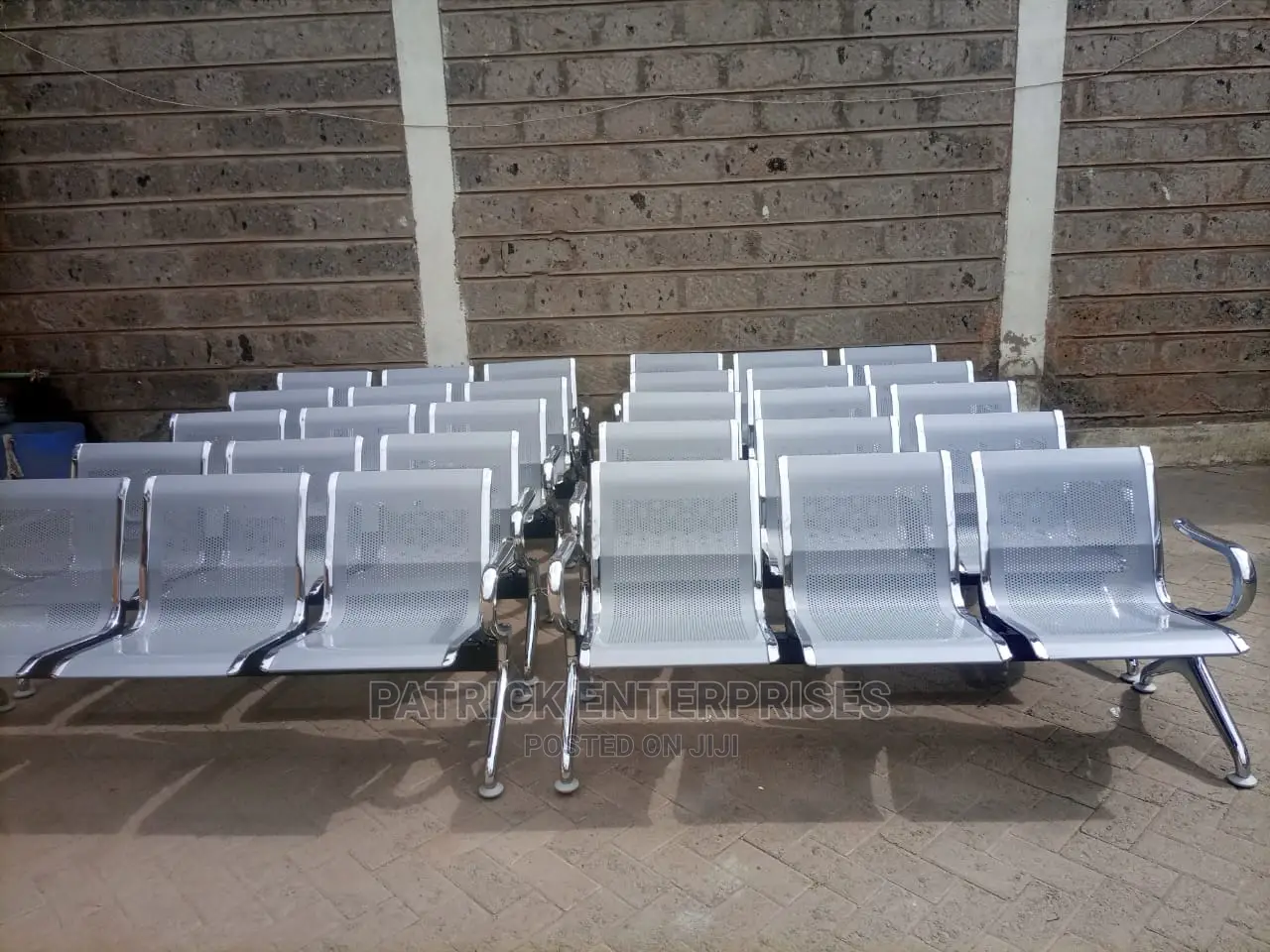 Imported Morden Bench Waiting Chairs 3 Seater Padded