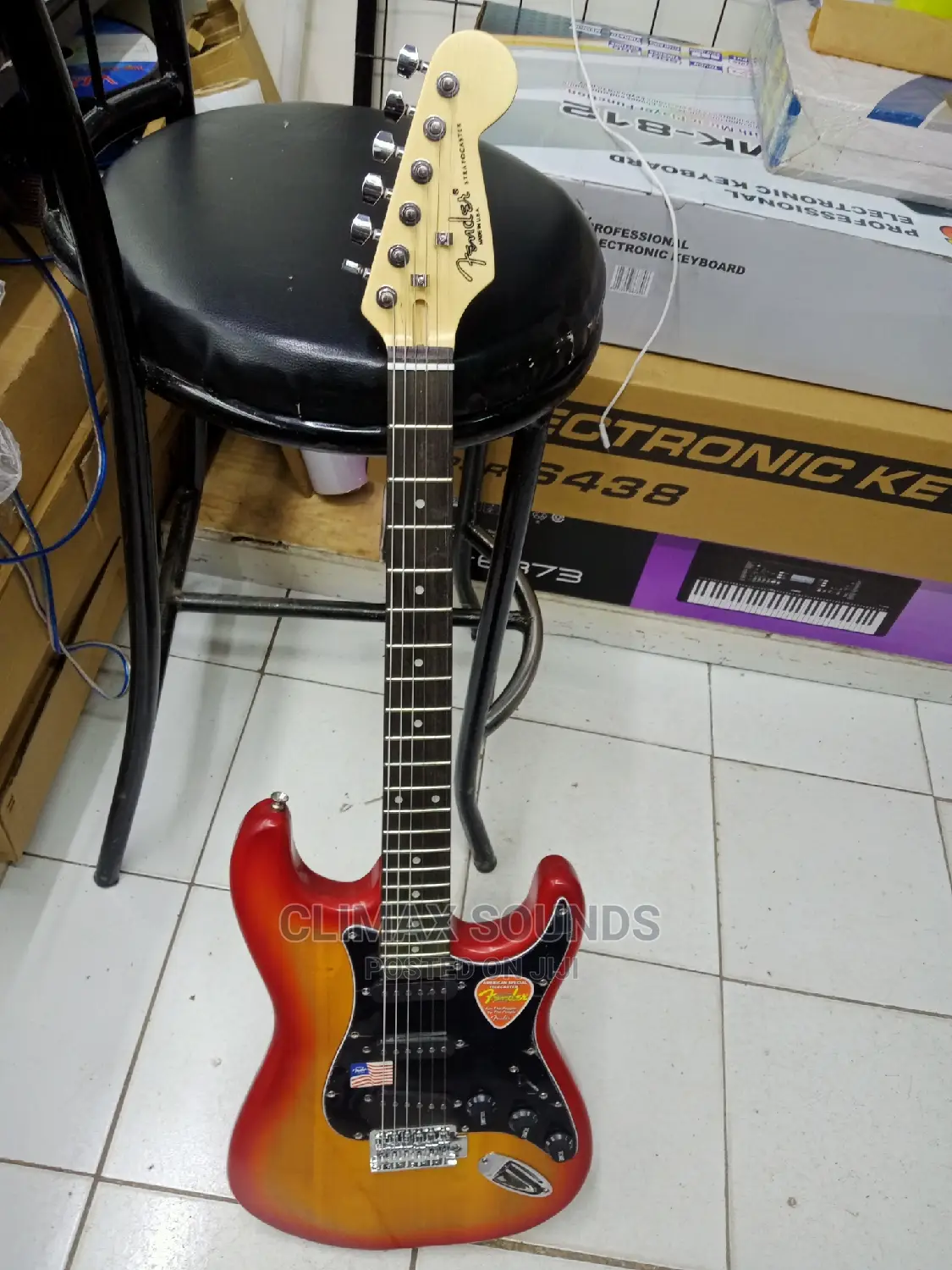 Electric Fender Guitar Stratocaster