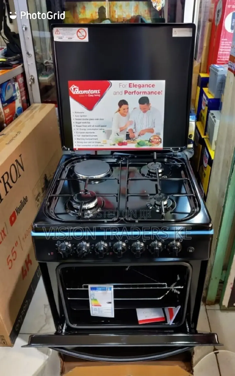 Ramtoms 60*60 Free Standing Cooker 3G+1E.
