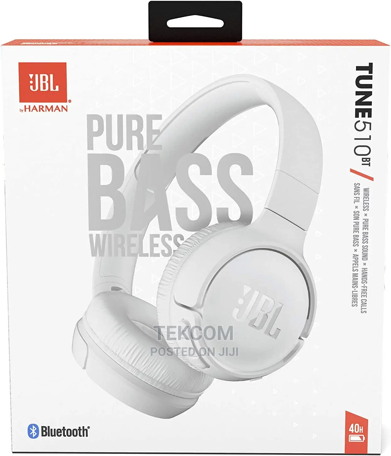 JBL-Tune 510BT Wireless on-Ear Headphones