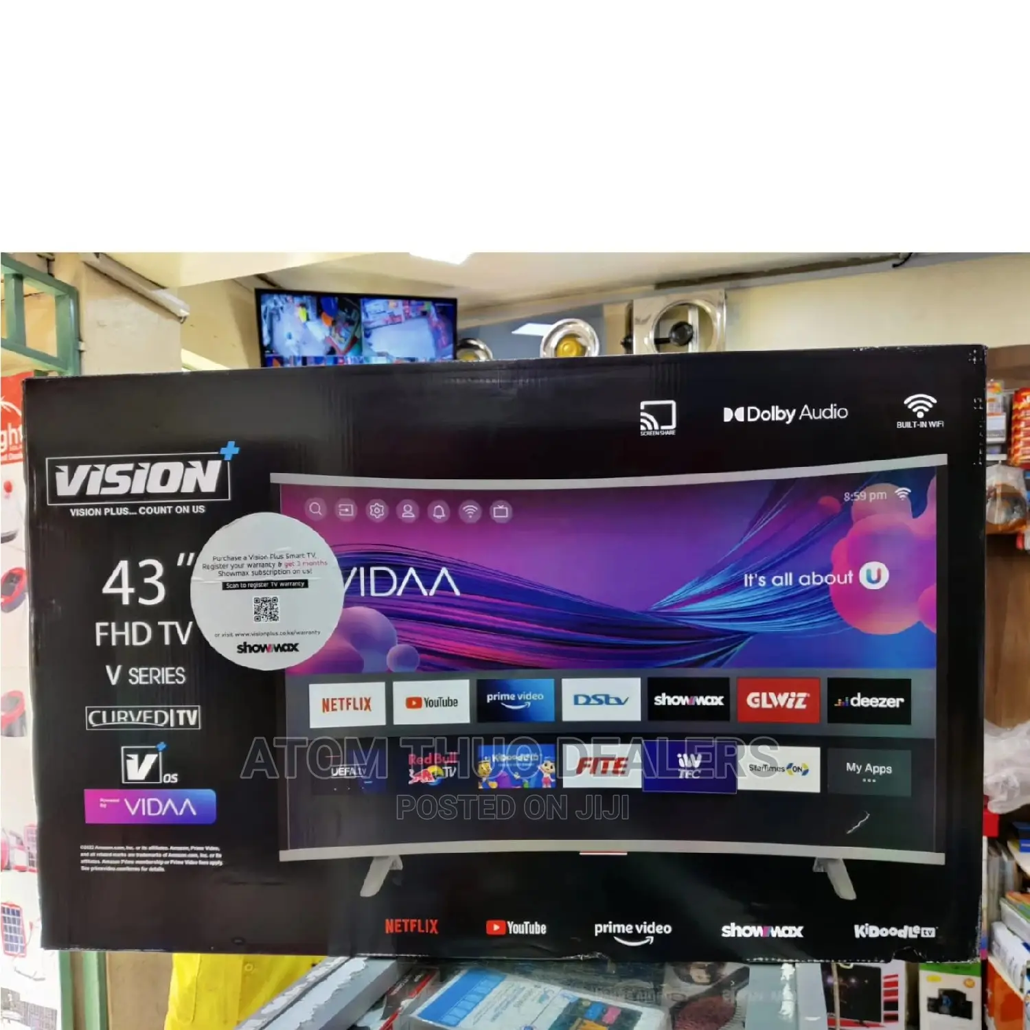 *Vision 43 " SMART CURVED