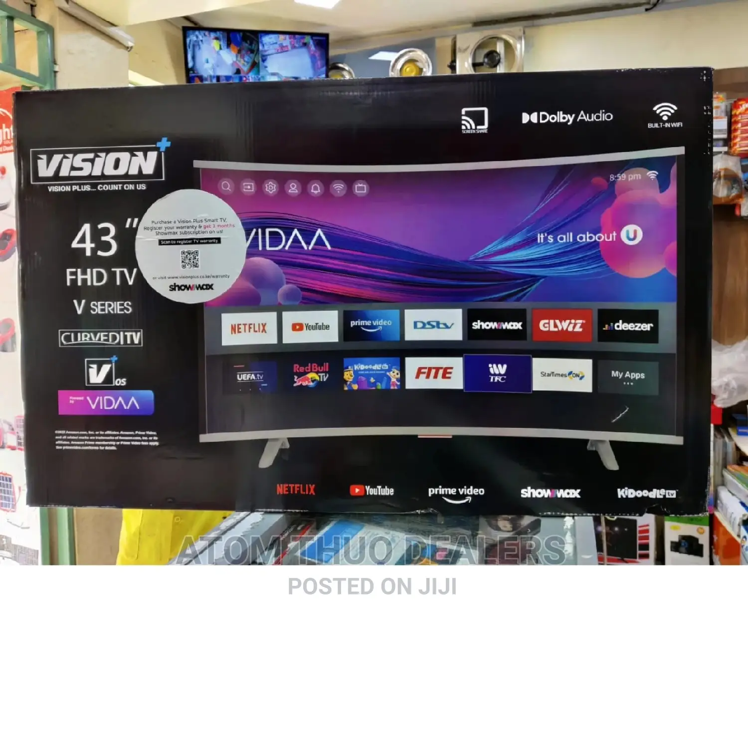 *Vision 43 " SMART CURVED