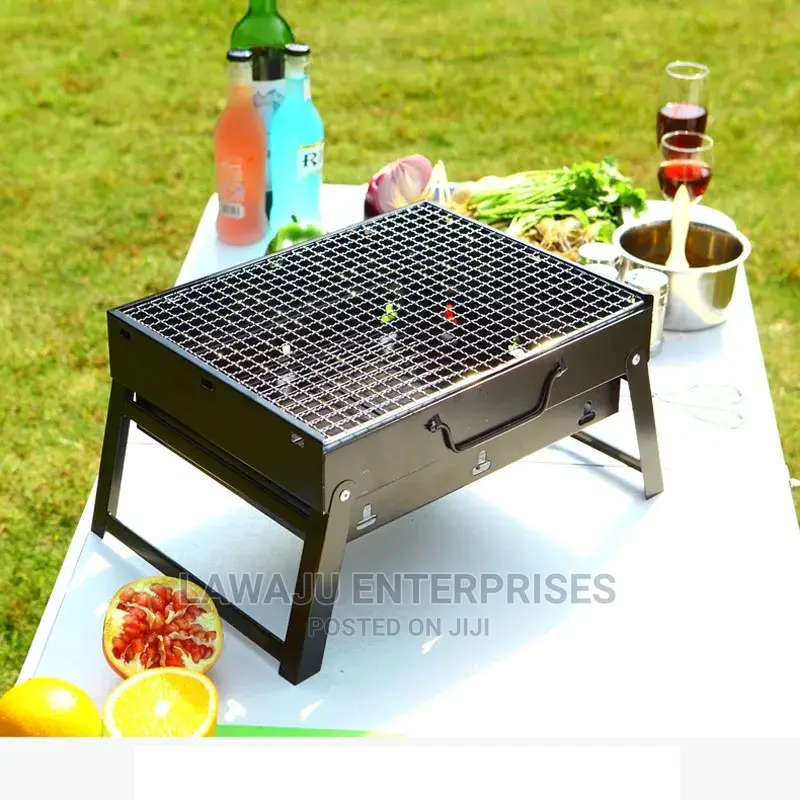 Black Foldable BBQ Grill
