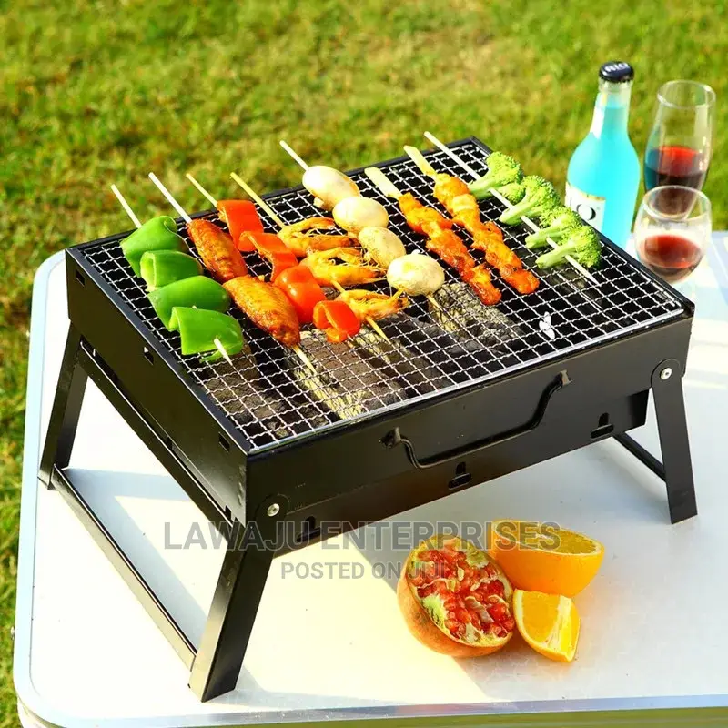 Black Foldable BBQ Grill