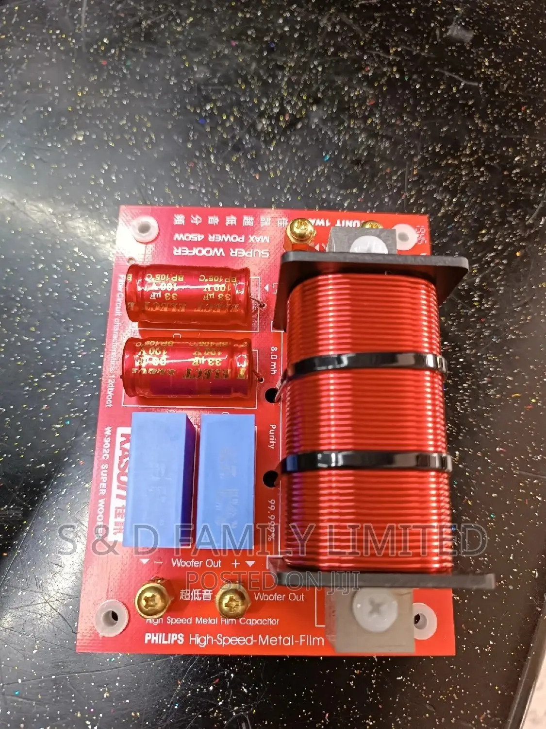 Bass Speaker External Crossover