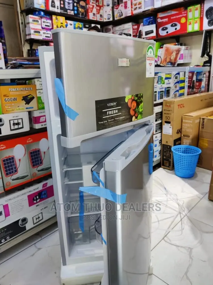 *Vitron 128litres Double Door Fridge  