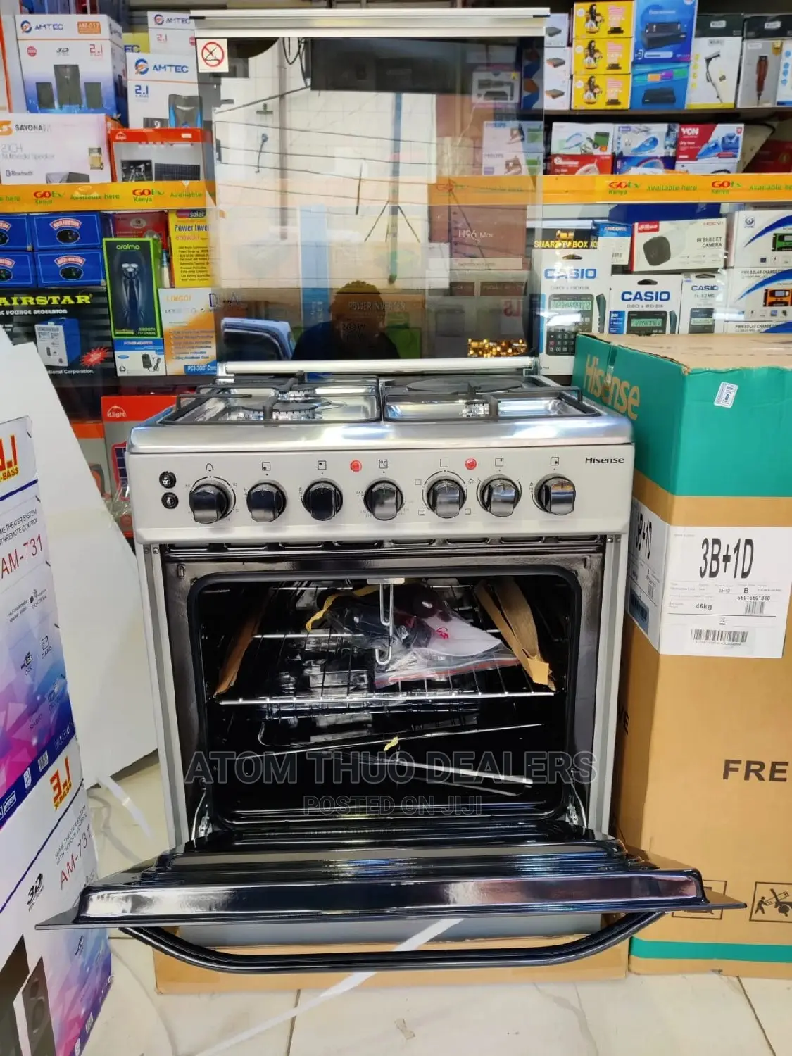 *Hisense 60*60 Standing Cooker 3G+1electric Oven