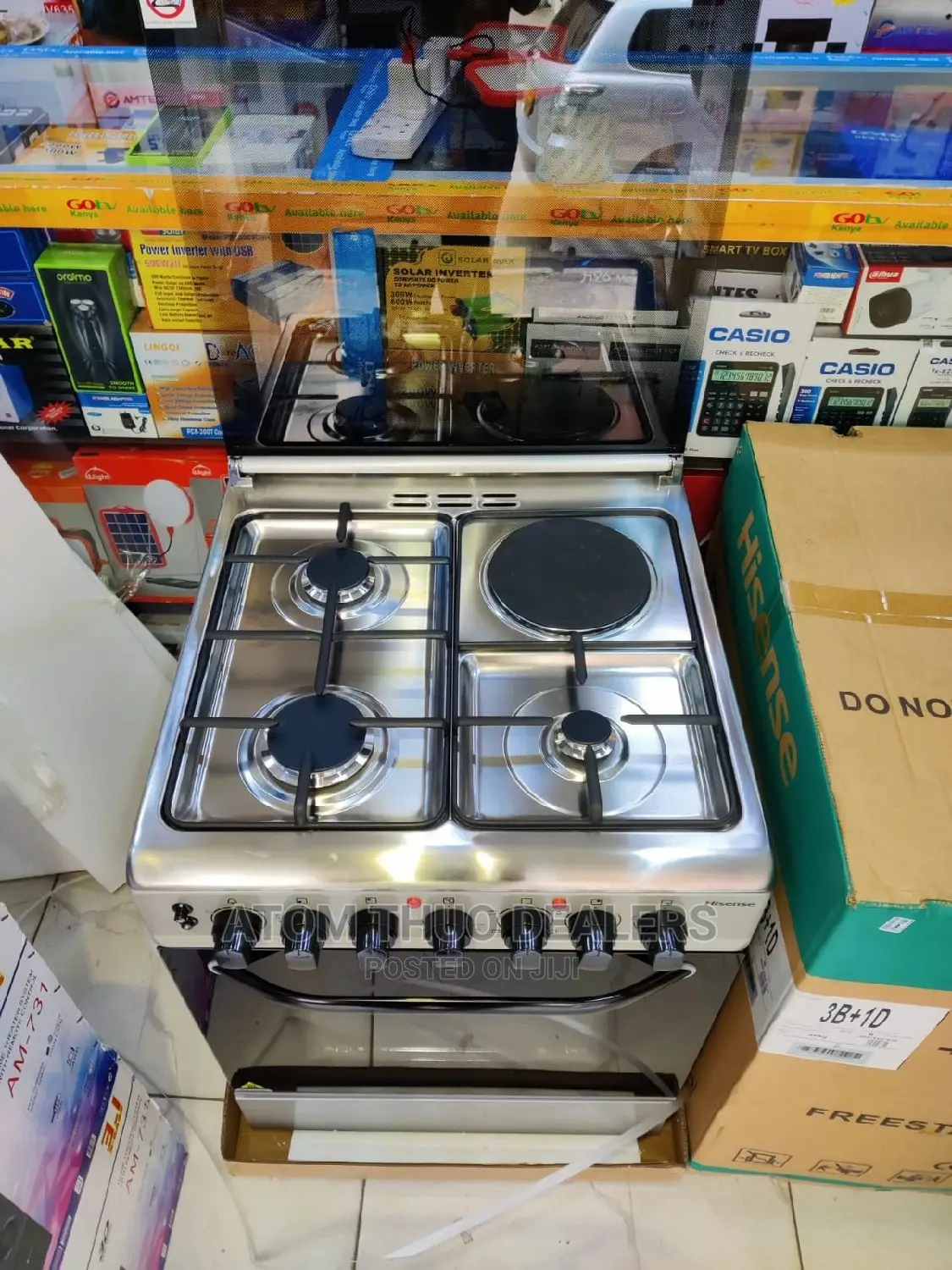 *Hisense 60*60 Standing Cooker 3G+1electric Oven