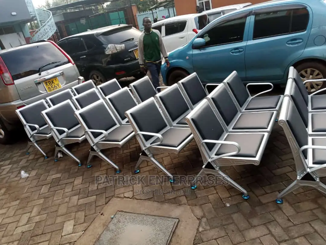 Imported Heavy Duty Bench Waiting Office Chairs 3 Seater