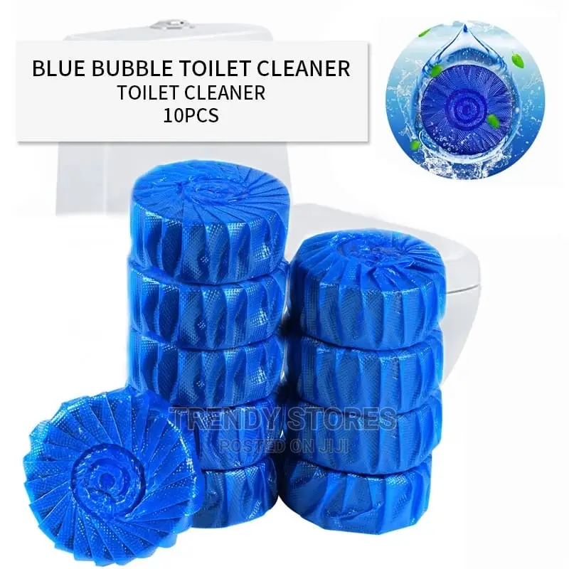 Blue Bubble Toilet Cleaner -Set of 10pcs