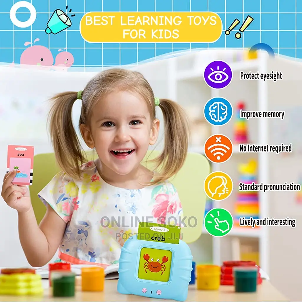 Kids Talking Audio Flashcards Reading Educational Toy