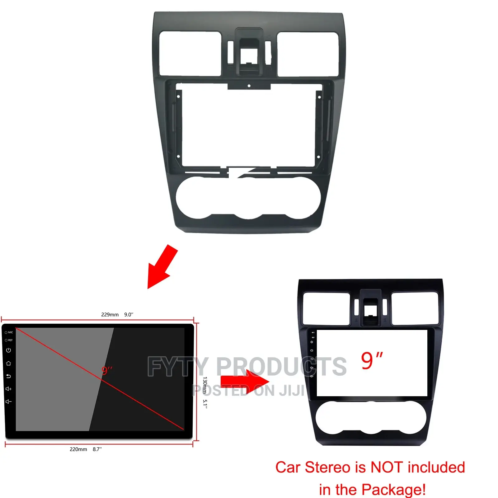 Fascia Frame for Subaru Forester 2013-2018