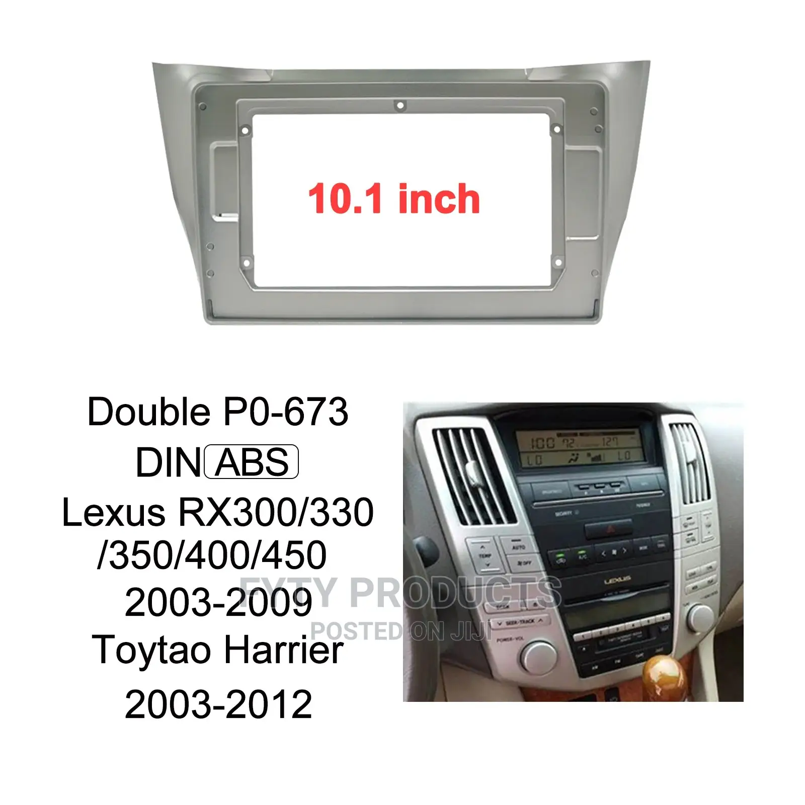 Fascia Frame for Toyota Harrier 2003-2012 Lexus Rx300-450