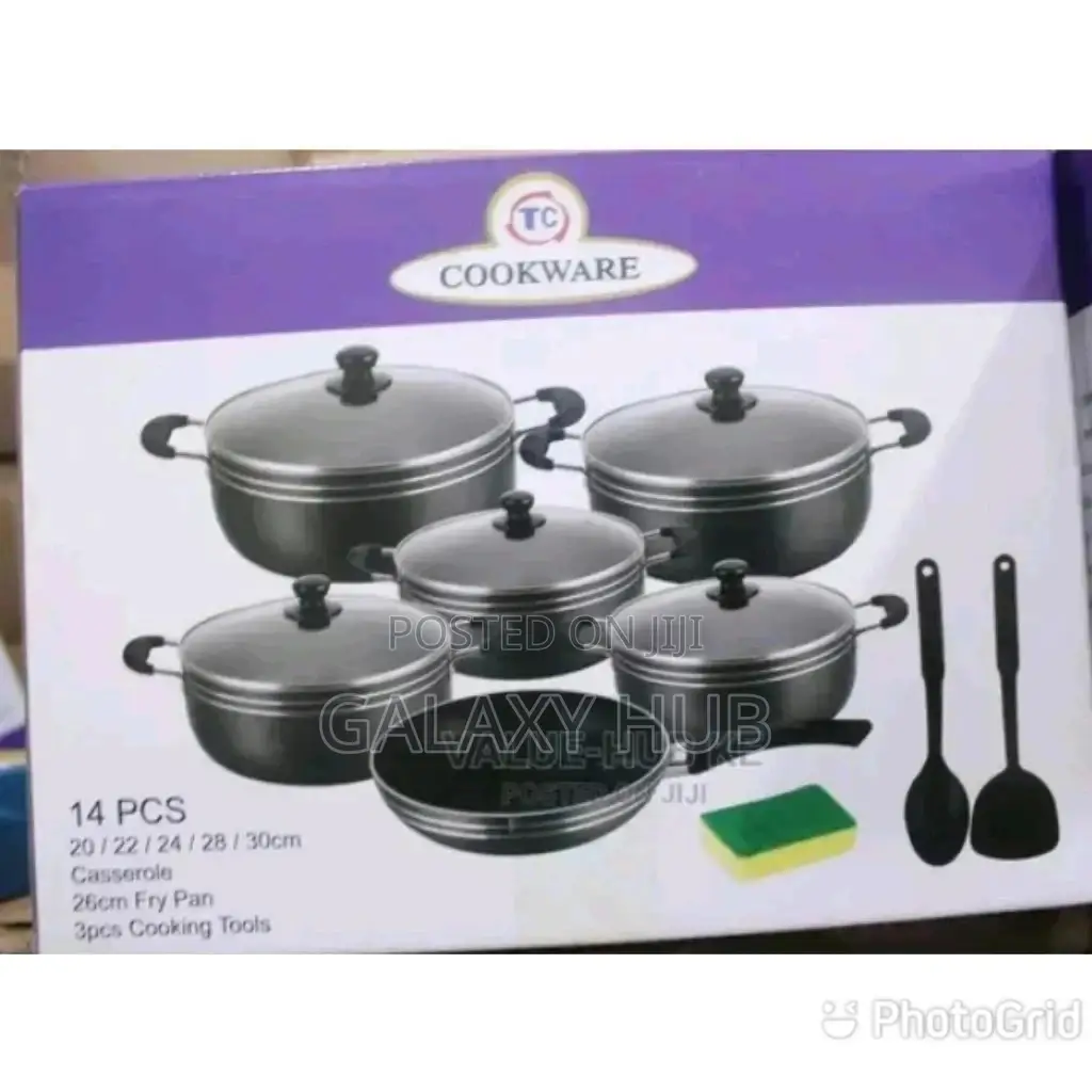 Tc Cookware 14pc With Serving Spoons