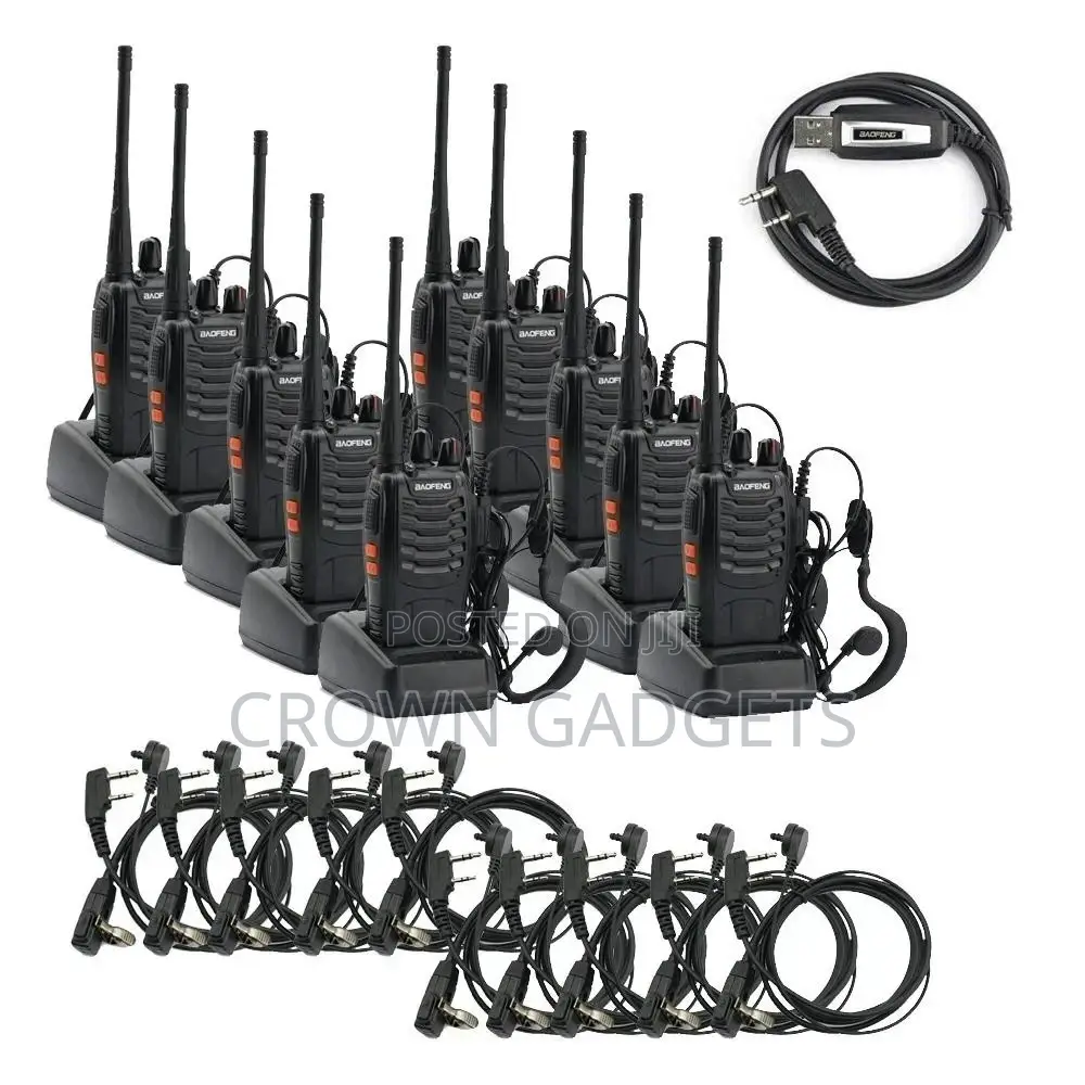 Baofeng 888s Walkie Talkie Radio Calls 5km -2 Pieces
