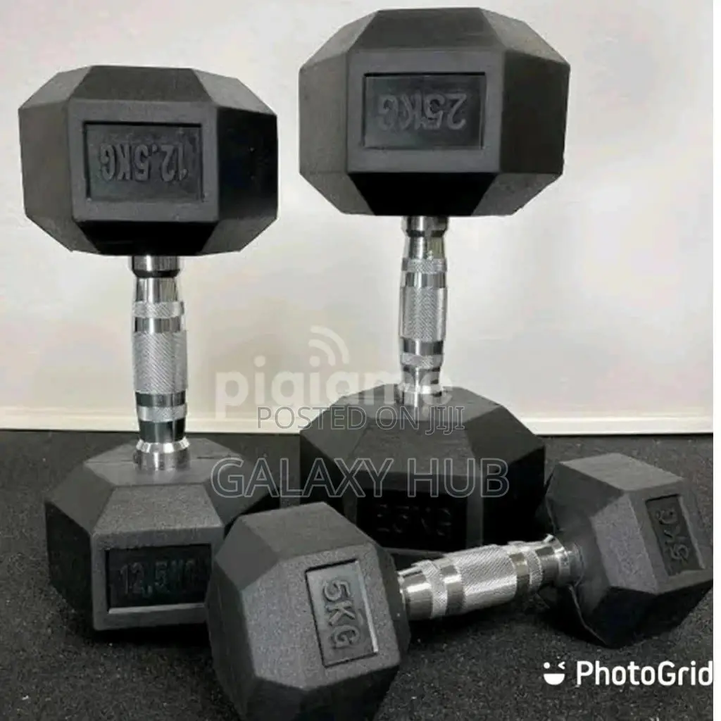 5 KGS Hexagon Dumbbell.
