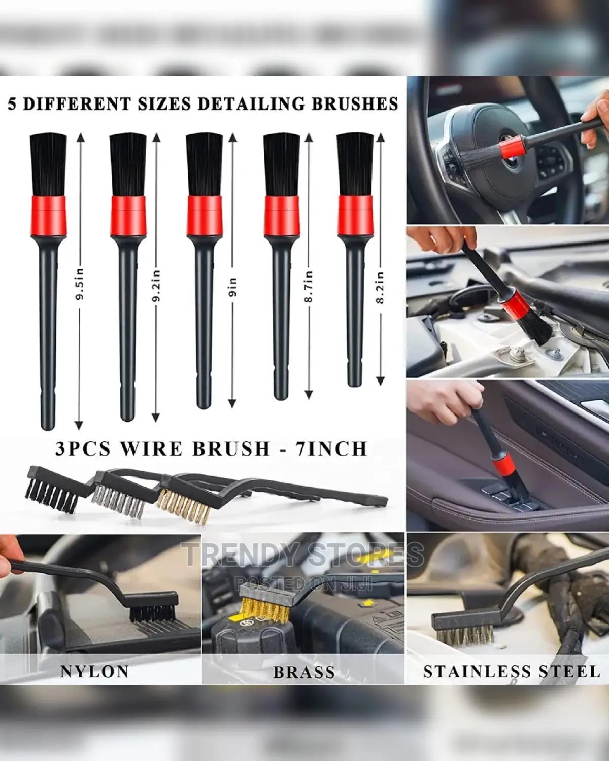 Car Wash Cleaning Tool Kit (25pcs)