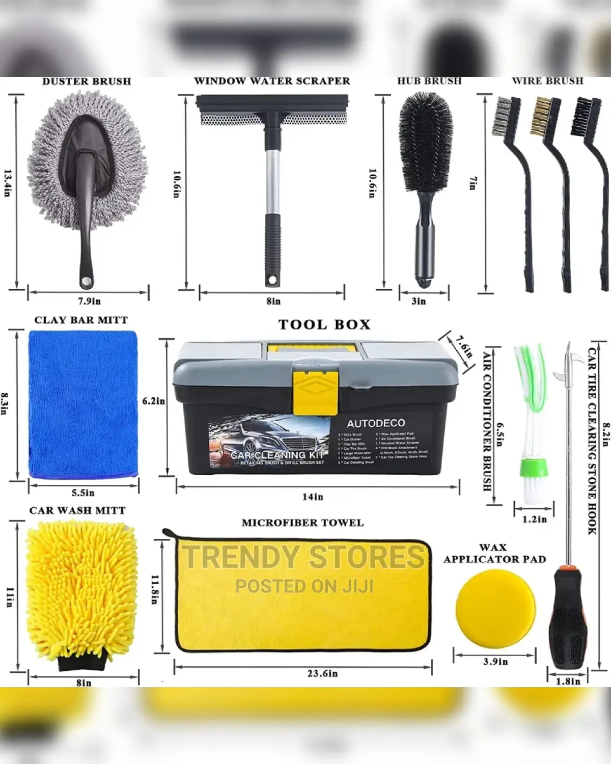 Car Wash Cleaning Tool Kit (25pcs)