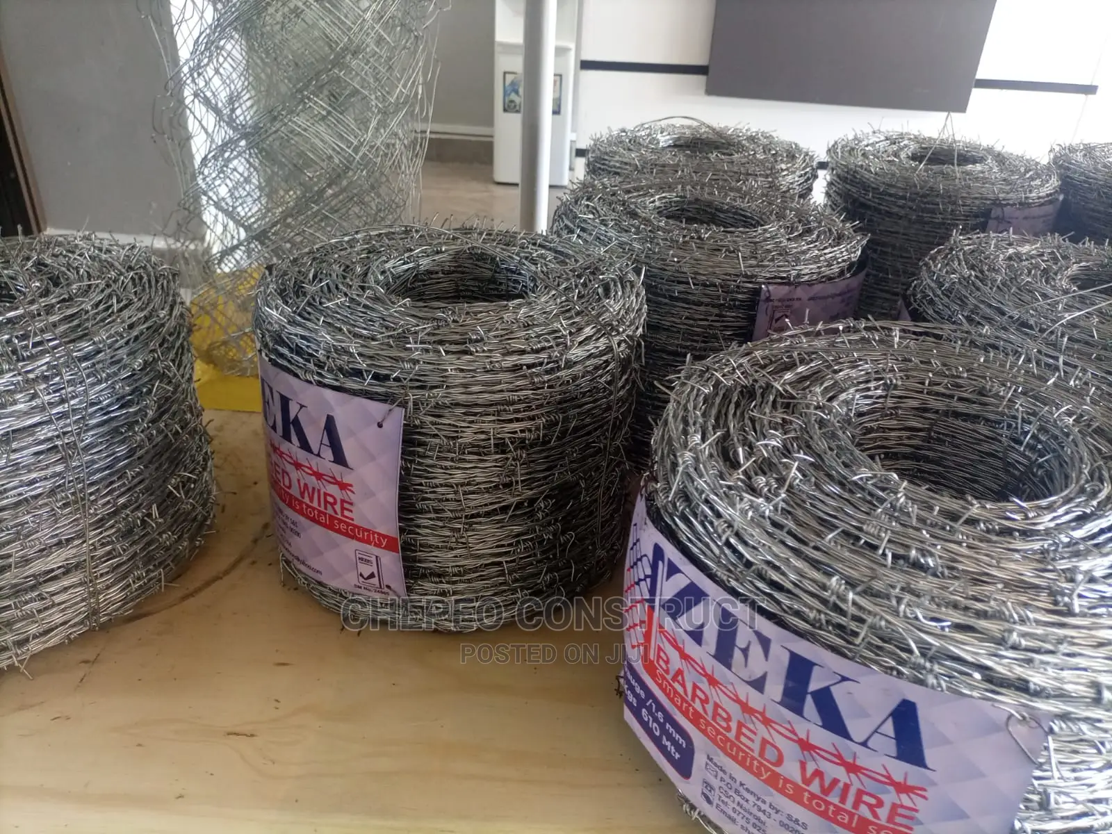 Zeka Barbed Wire Roll - 480m Stainless Steel