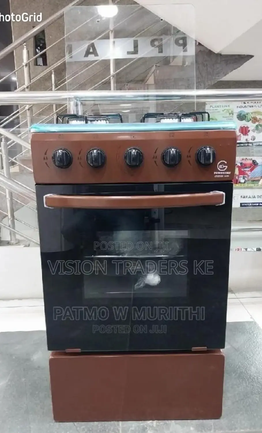 Eurochef Standing Cooker Four Gas Burner Gas Oven