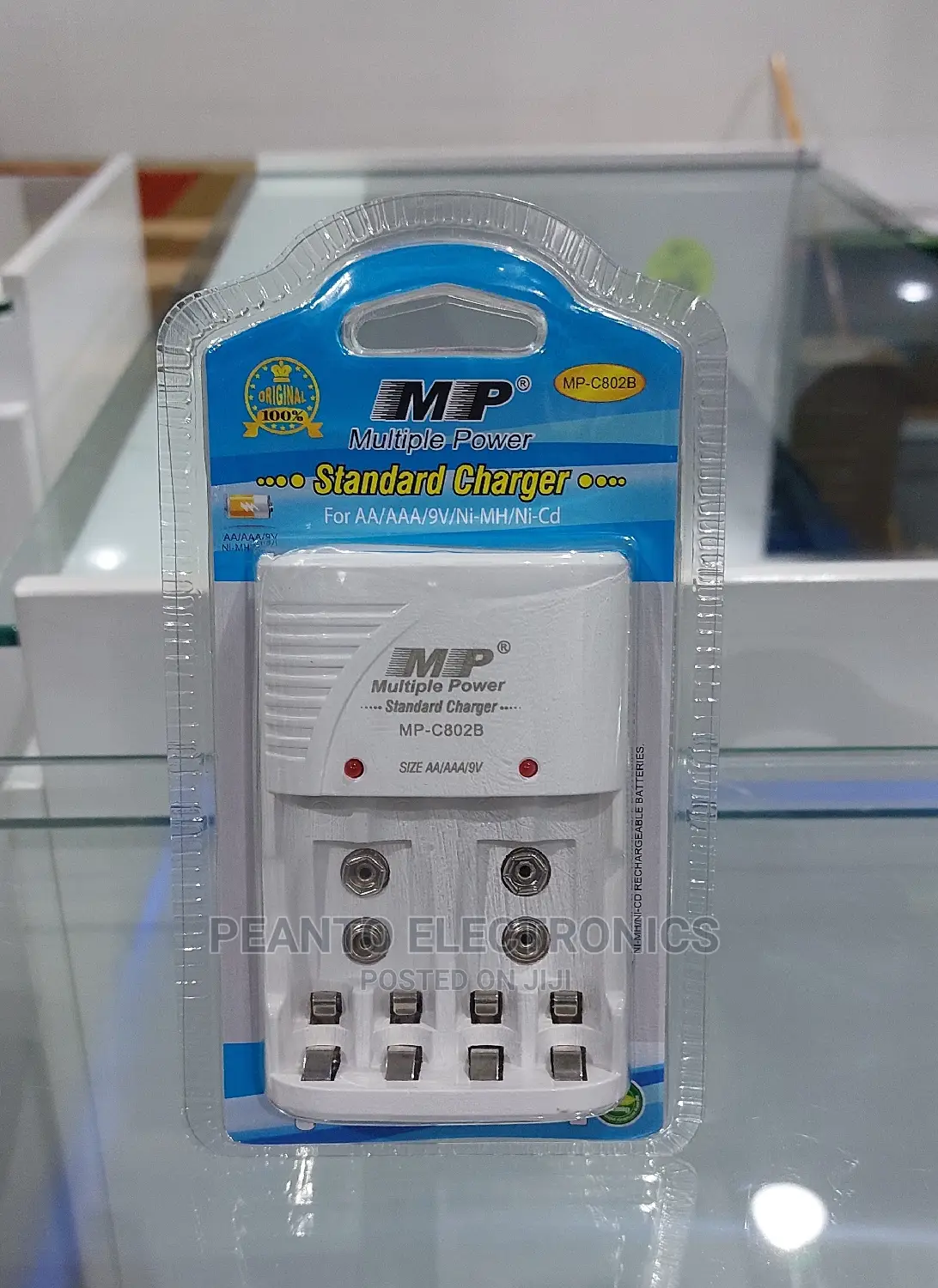 MP-C802B Battery Charger - For AA/AAA/9V