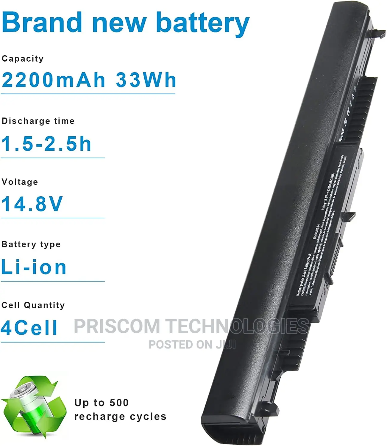 Laptop Battery for HP HS04 HS03 HP 240 245 246 250 255 256 G