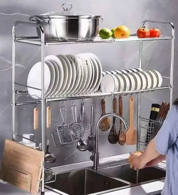 2tier Over The Sink Dish Rack