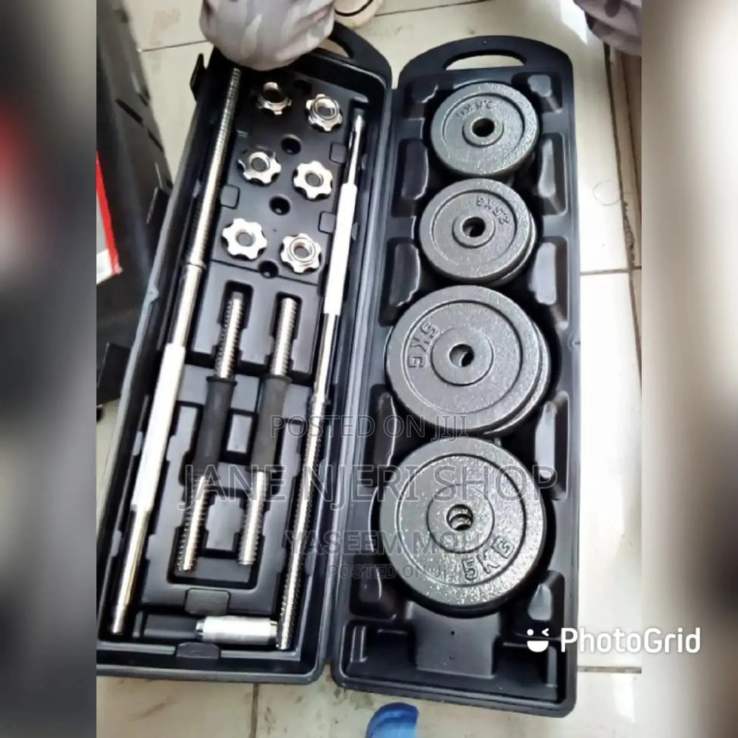 Dumbbells With Case 50 Kg