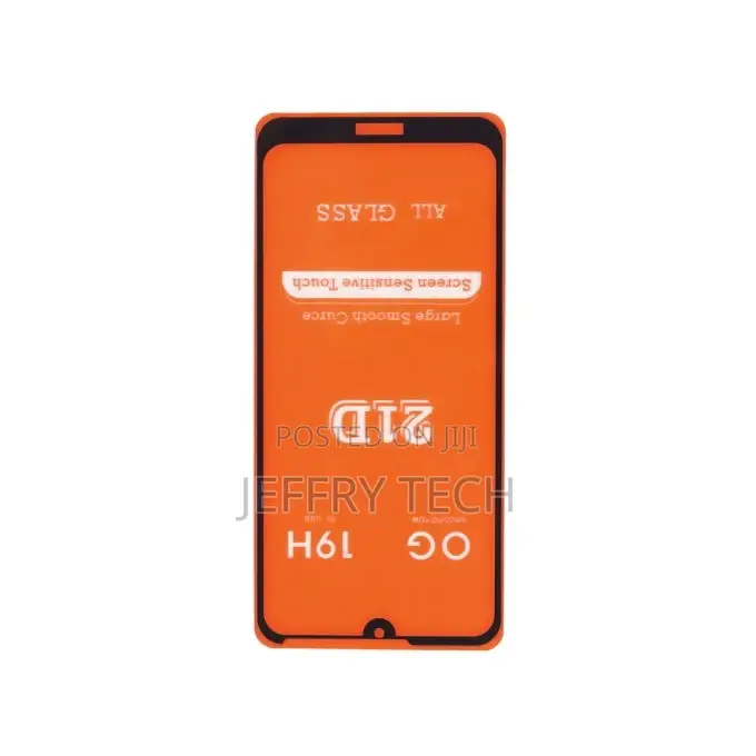 Glass Anti-Shock Screen Protector Black for Huawei Y7 Prime