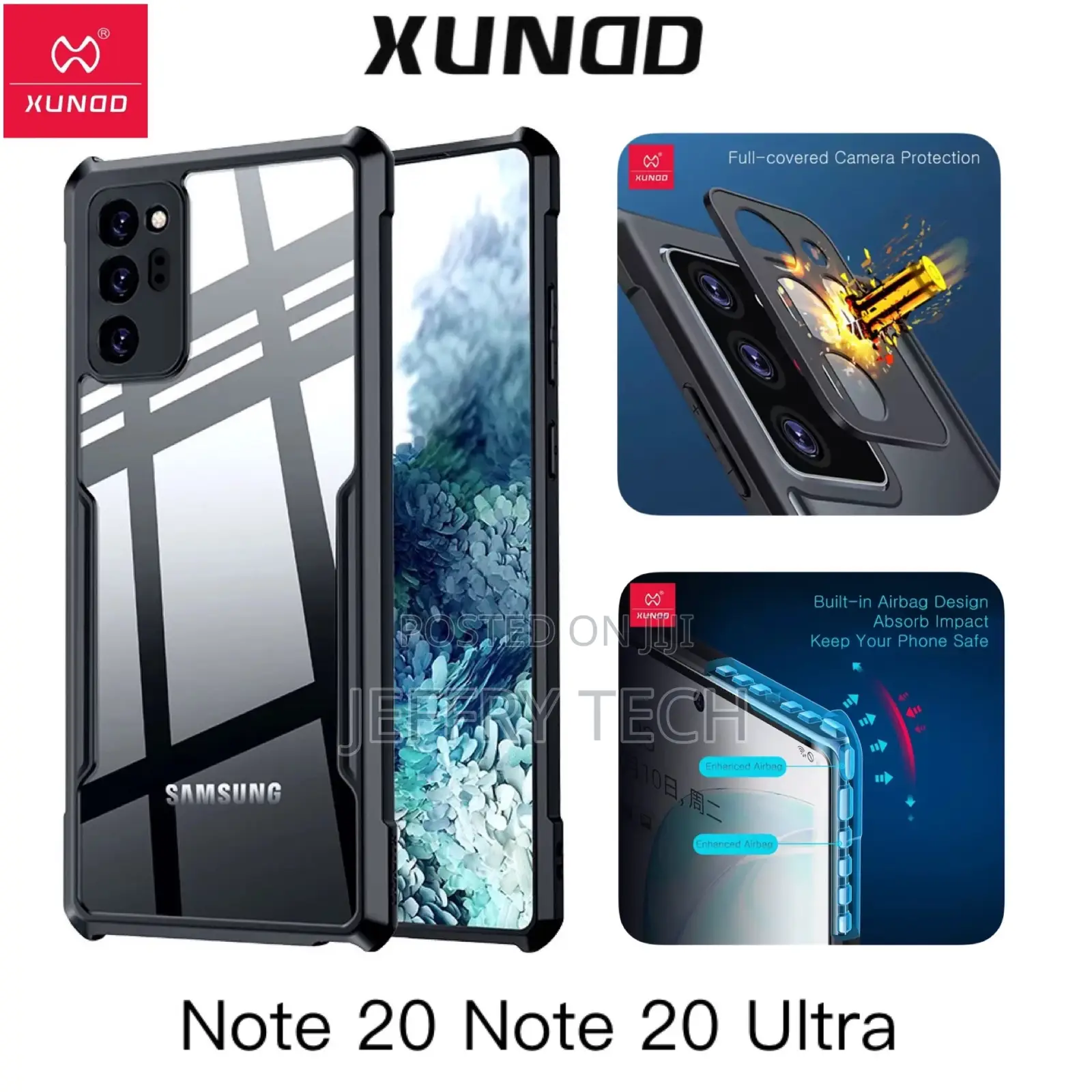 Samsung Galaxy Note 20 Ultra Xundd Bumper Black Cover