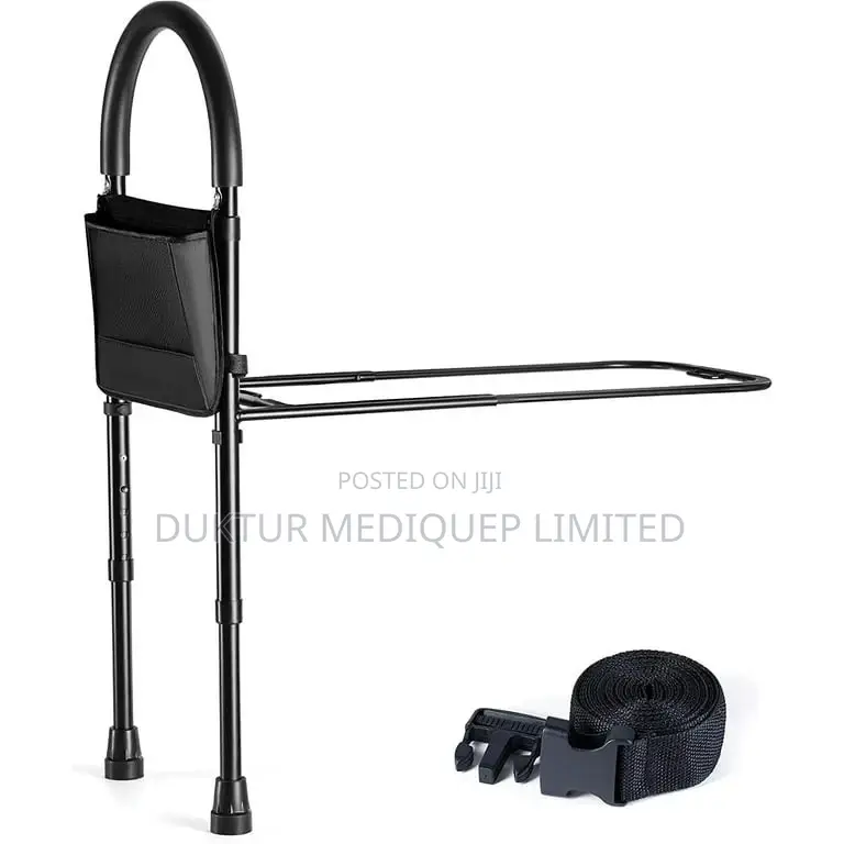 Bed Assist Rail Adjustable Heights With Storage Pocket