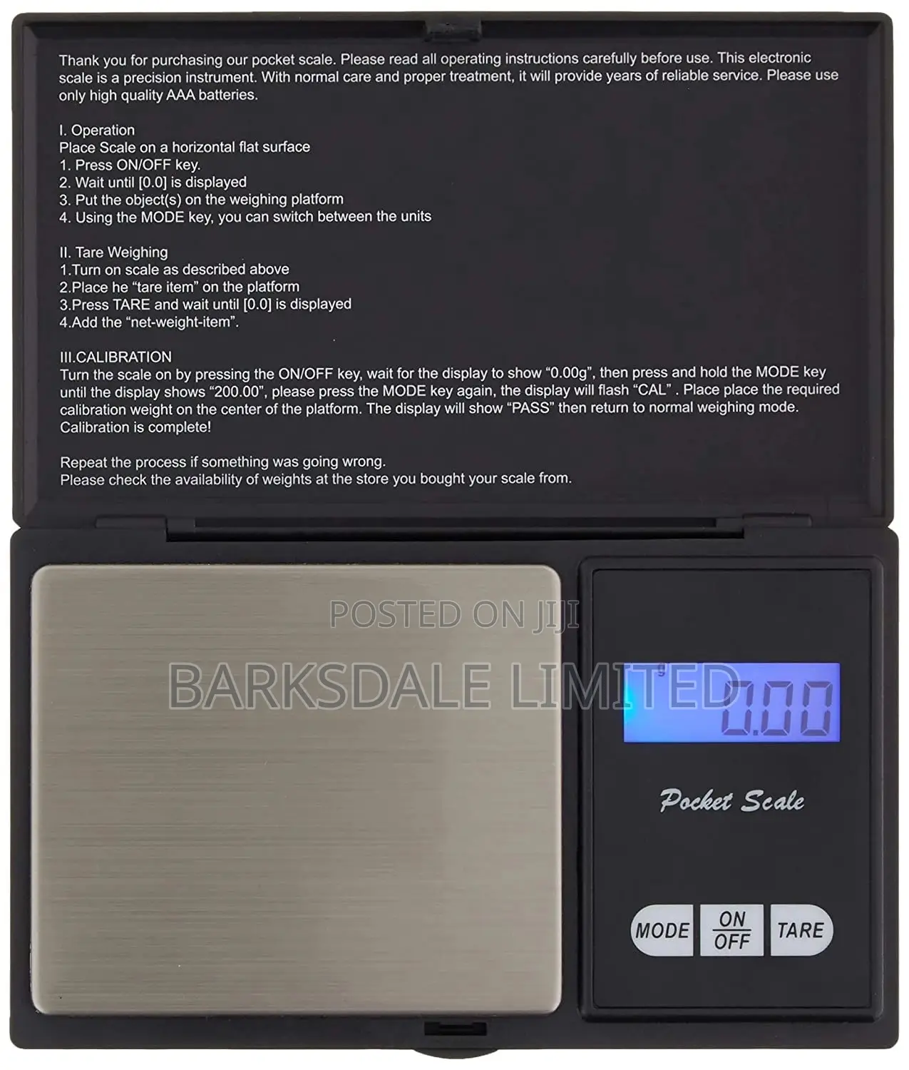 Micro Digital Scale Electronic Pocket Jewelry Gram 0.01 500g