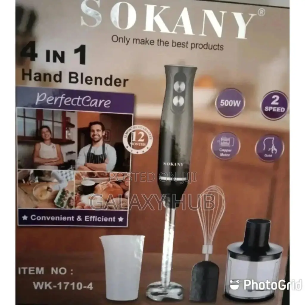 4in1 Hand Blender Sokany