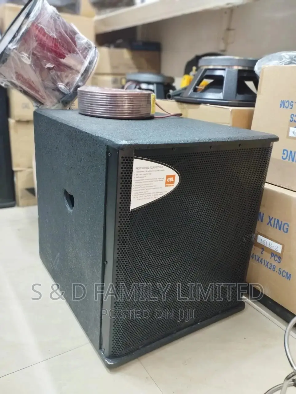 GBL Single Bass Speaker