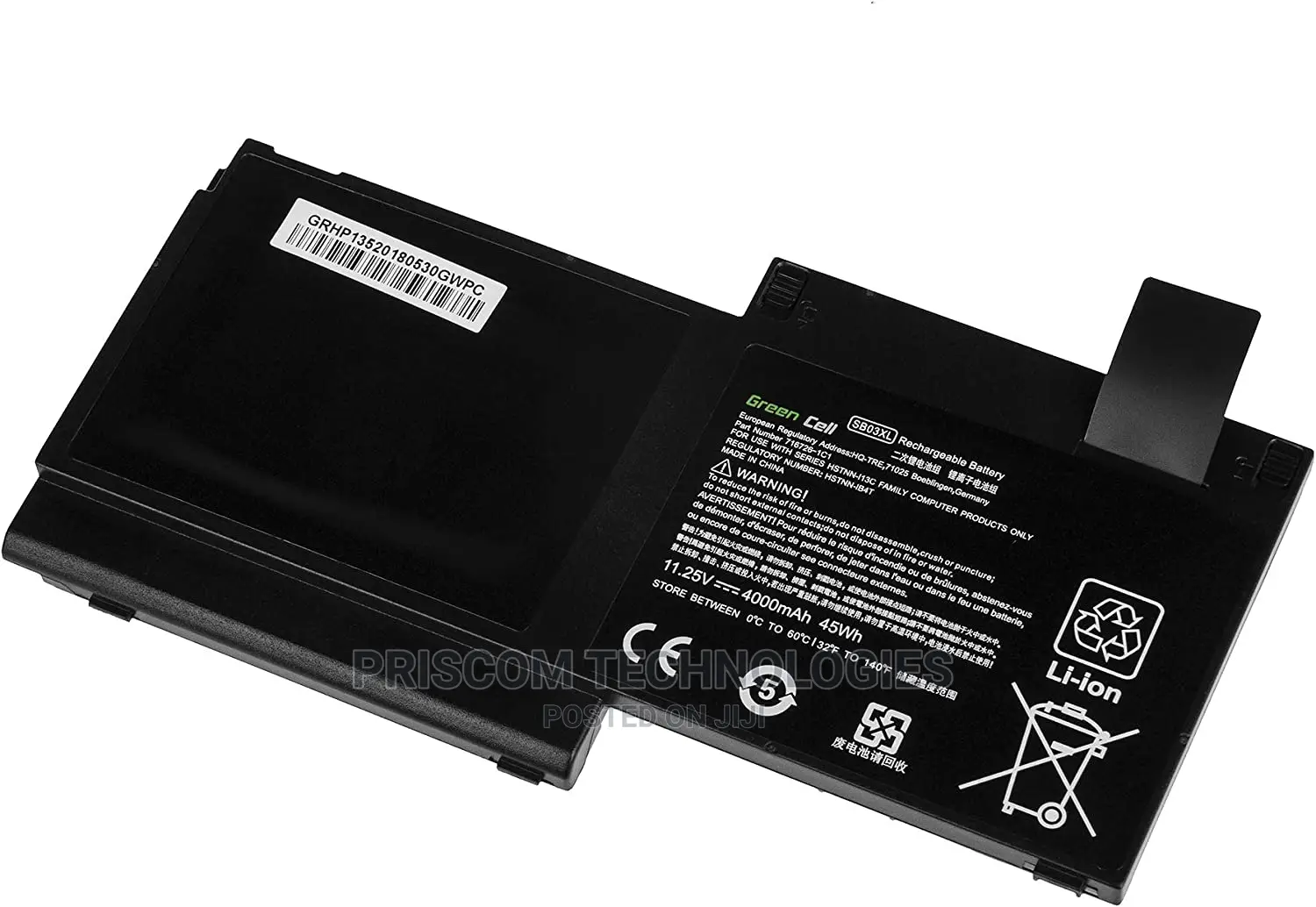 HP Elitebook 820 G1 820 G2 720 G1 720 725 G2 Battery SB03XL