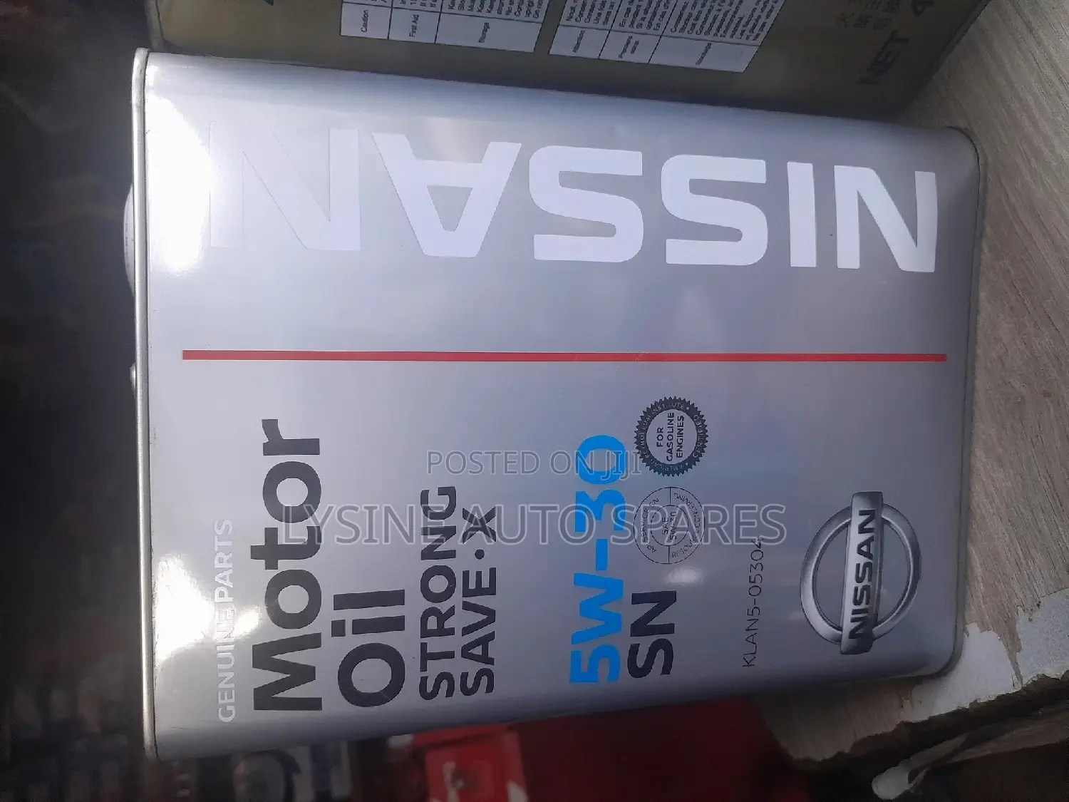 Engine Oil Nissan 5w-30 Fully Synthetic Oil