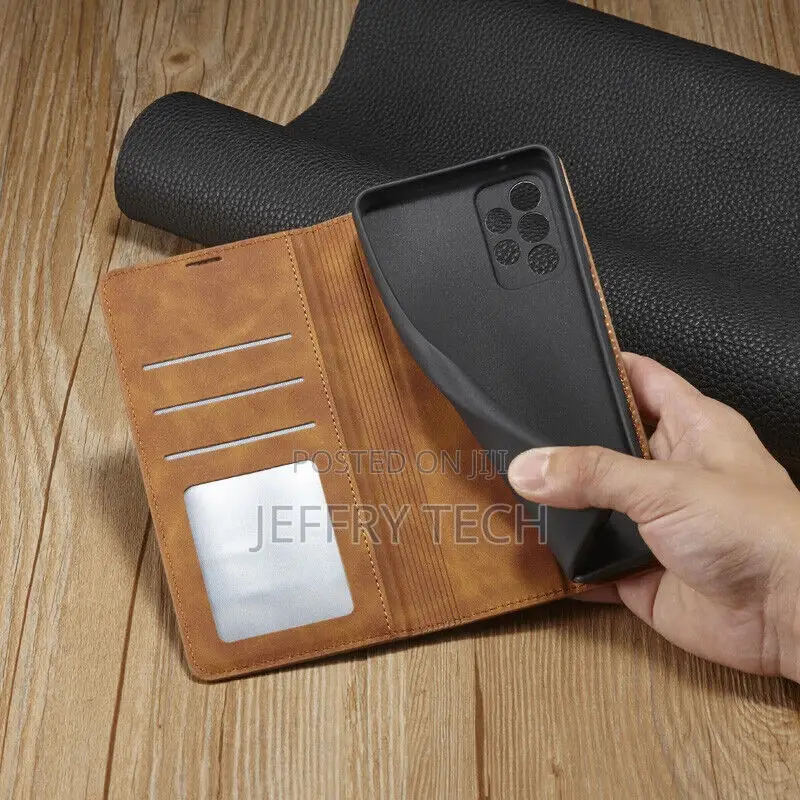 Samsung S23 S22 S21 Ultra Plus A53 A13 A23 73 Case Leather