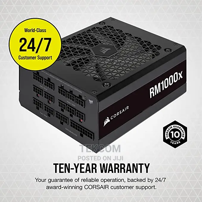 Corsair HX Series, HX1000, 1000 Watt, Fully Modular