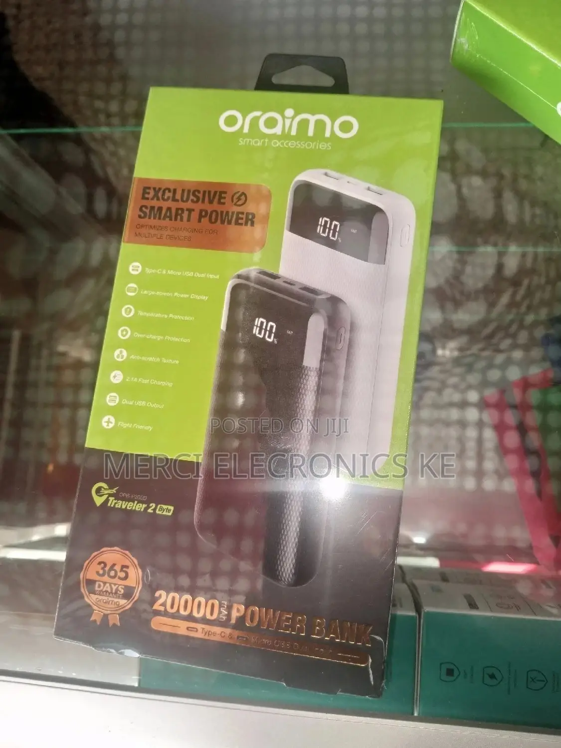 Oraimo Traveller 2 Byte 20000mah Exclusive Smart Power Bank