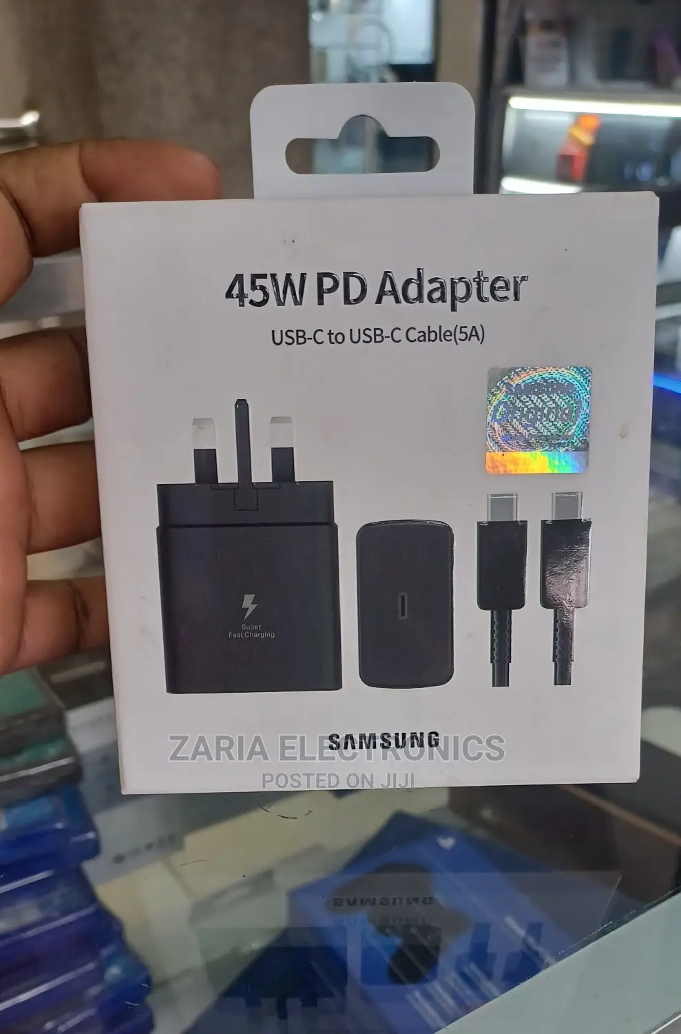 Original Samsung Charger 45watts +Type C Cable